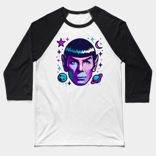 Spock Pop Art Baseball T-Shirt